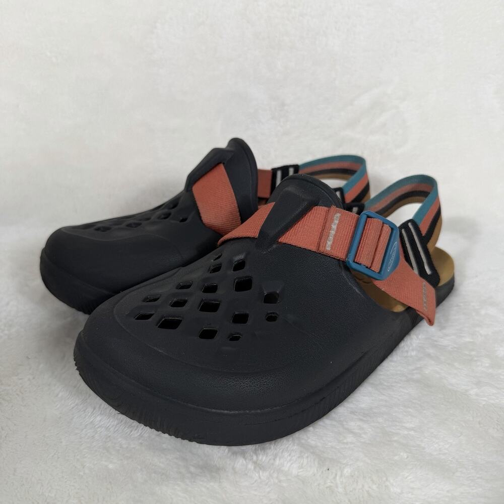 Chaco Women’s Size 8 Performance Clog Sandals Black Coral Adjustable Straps